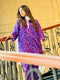 DIGITAL LAWN PURPEL STITCHED 2PC WITH LACE WORK